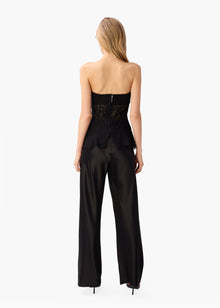 Bijou Strapless Lace Top | Black