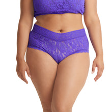 Plus Size Signature Lace Boyshort | Wild Violet Purple