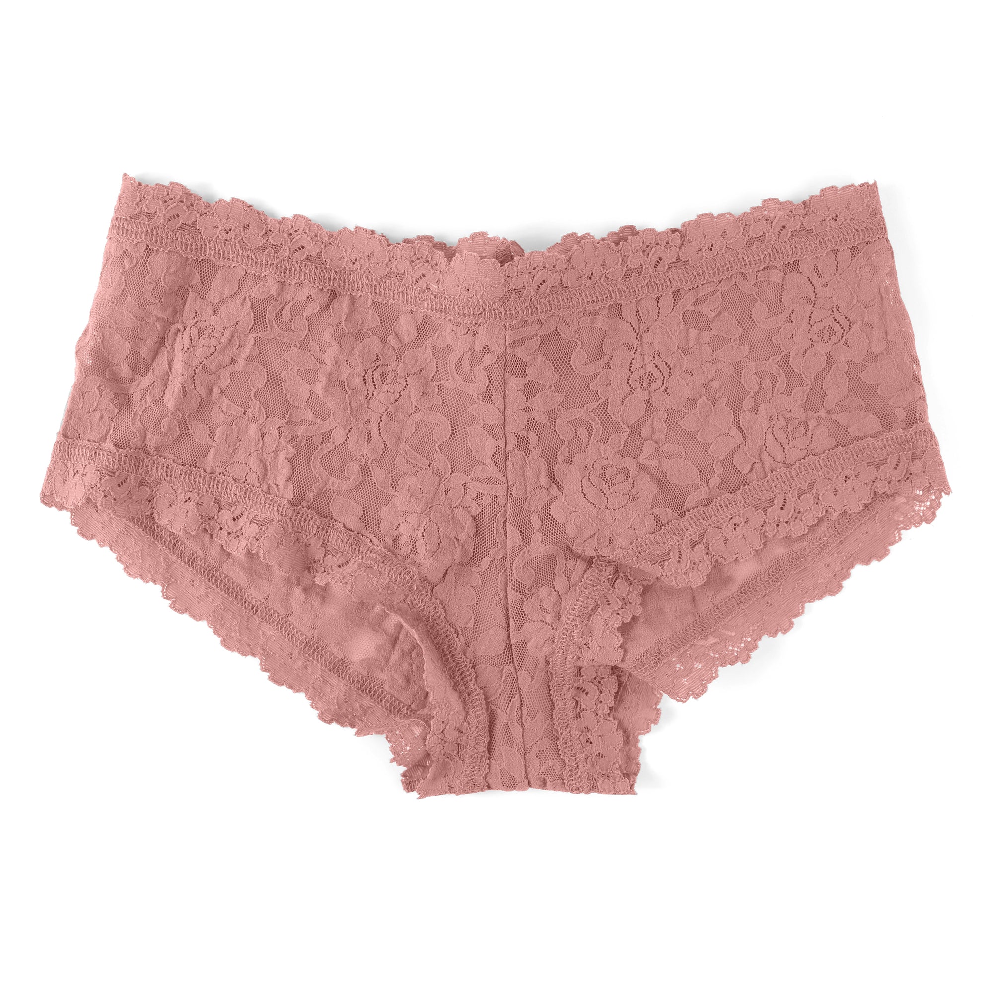 Signature Lace Boyshort V2 | Desert Rose