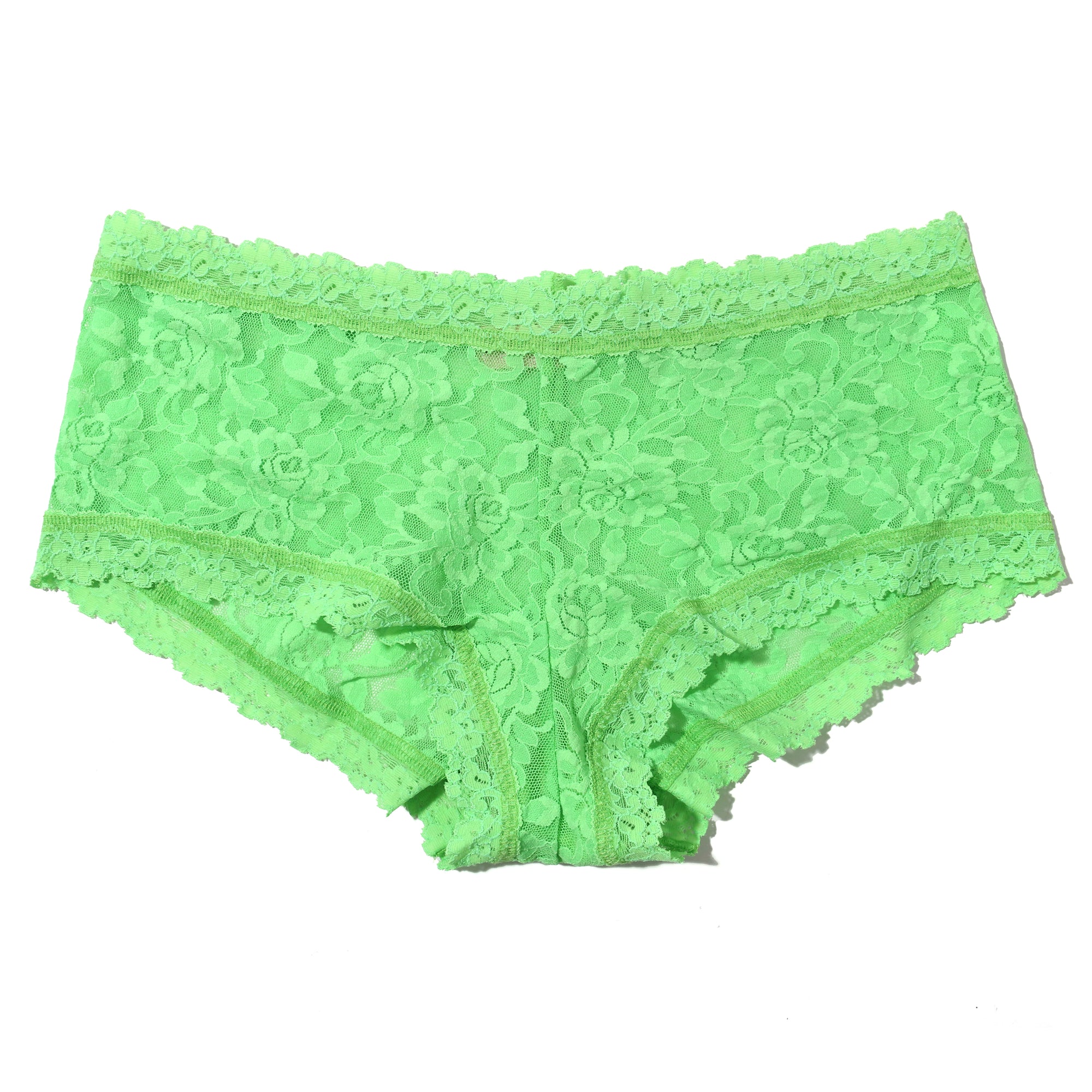 Signature Lace Boyshort | Kiwi Punch