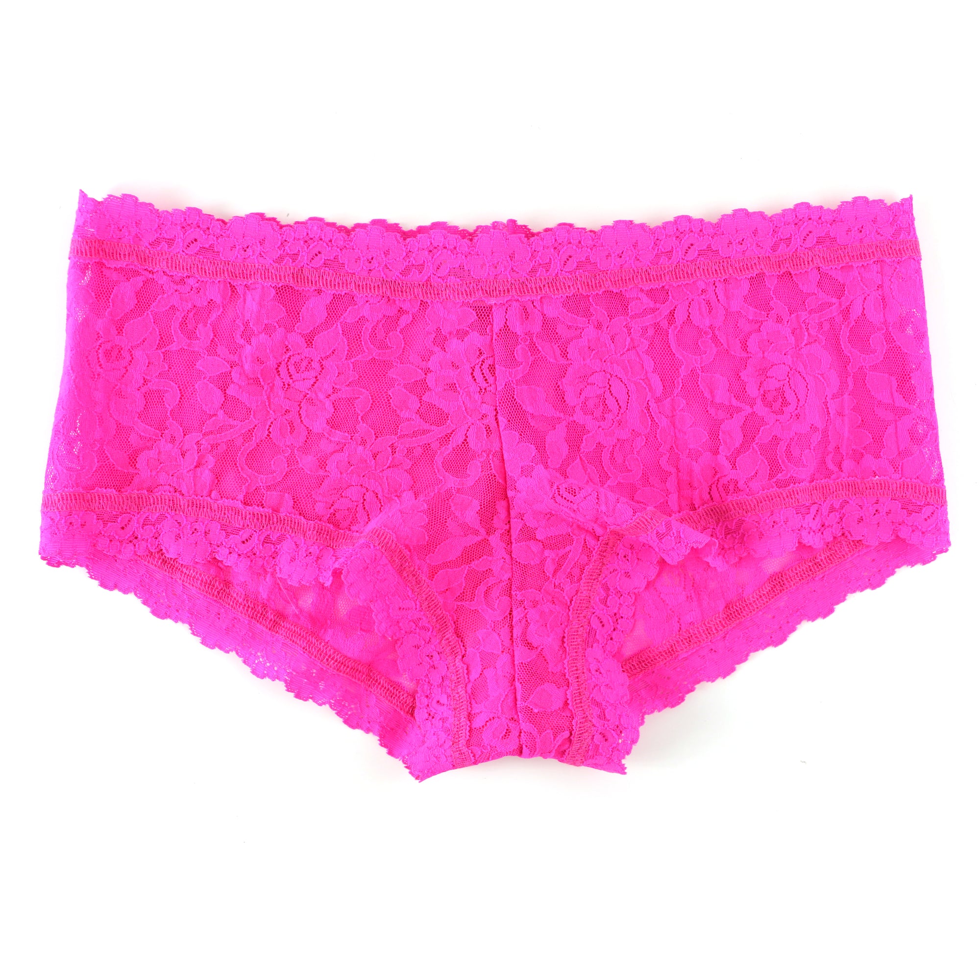 Signature Lace Boyshort - I | Passionate Pink