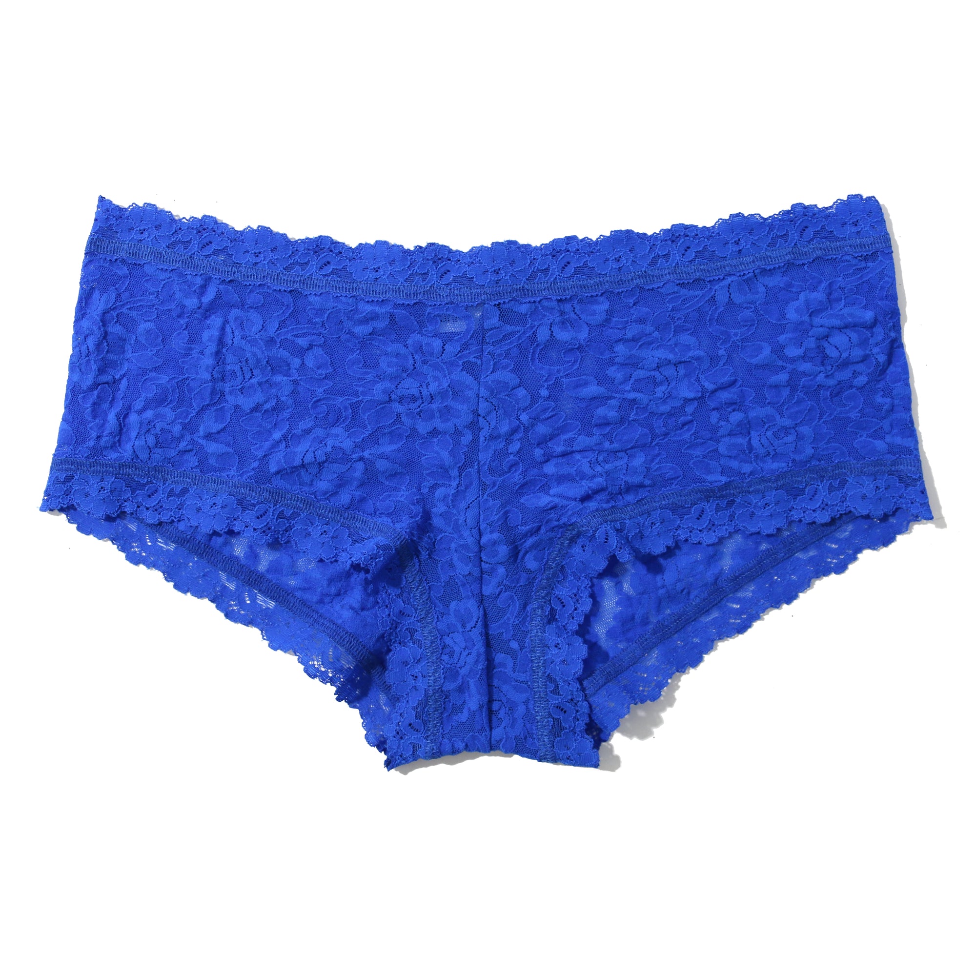 Signature Lace Boy Short | Sapphire