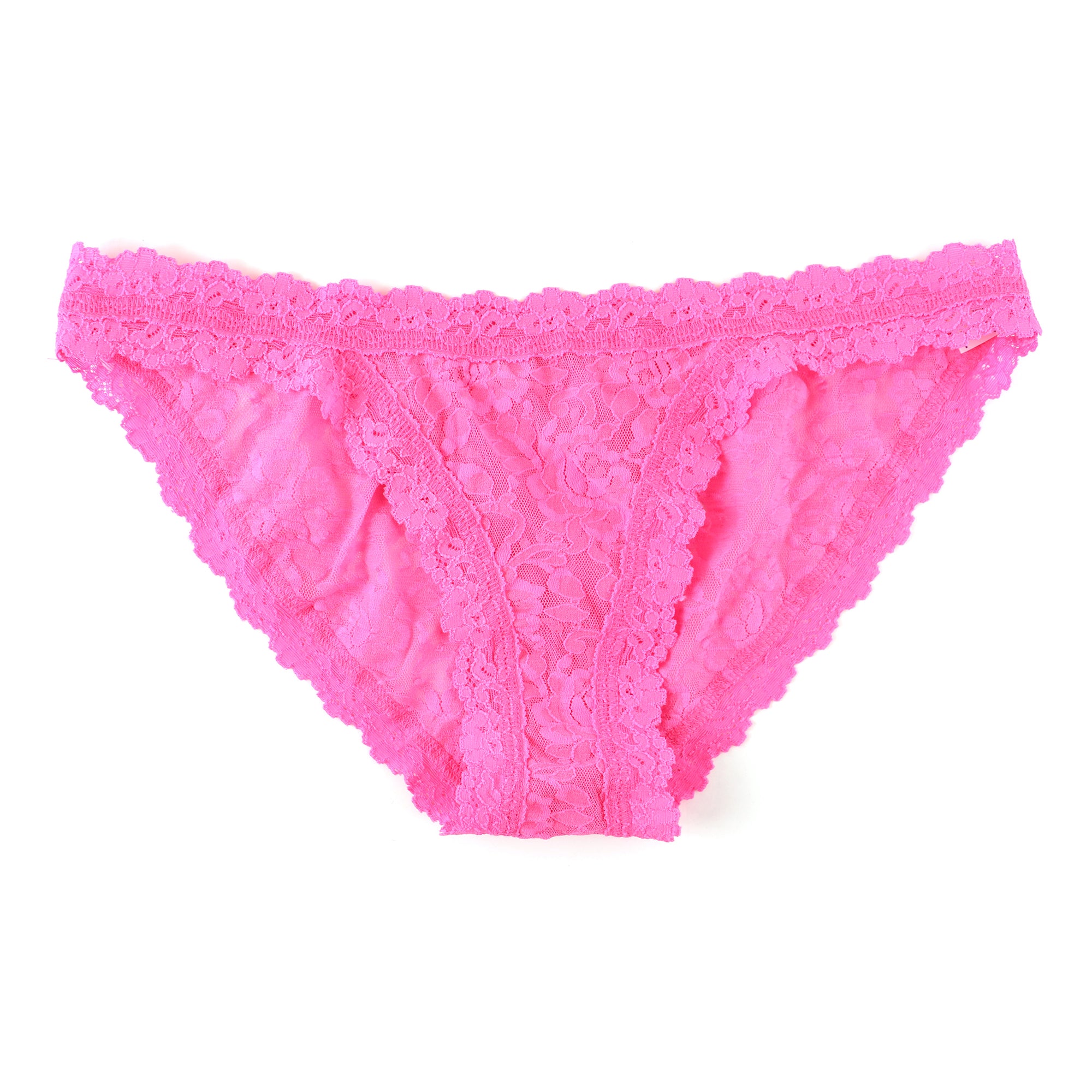 Signature Lace Brazilian Bikini | Fiesta Pink