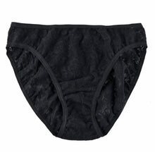 Signature Lace High Cut Brief | Black