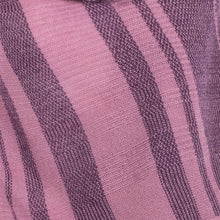 Womens | Cashmere Striped Ruana Shawl | Purple