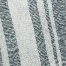 Womens | Cashmere Striped Ruana Shawl | Grey