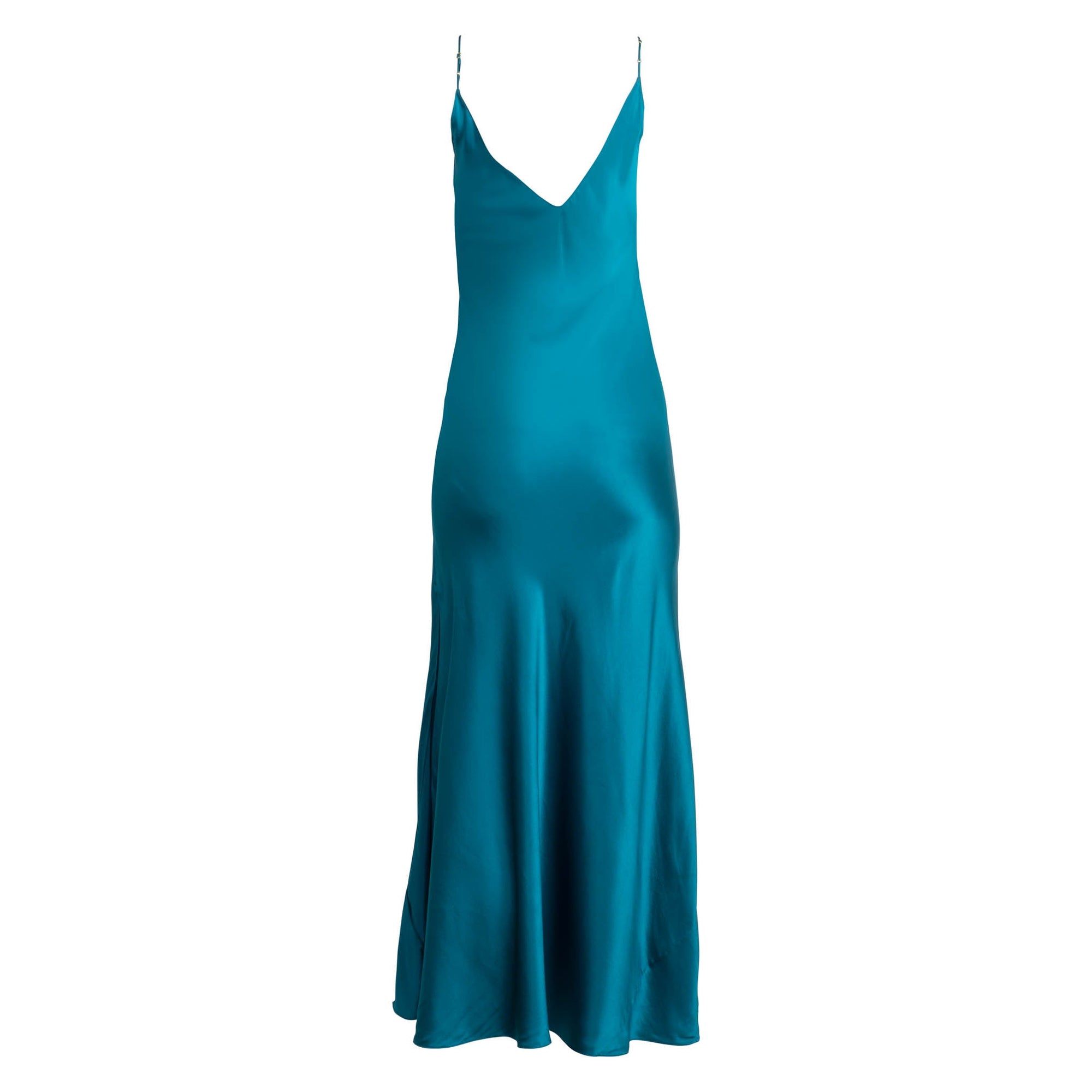 Teal Maxi Slip Dress | Teal