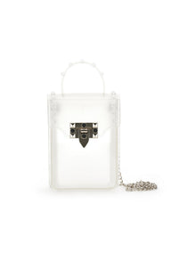 Girls | Mini Pvc Shoulder Bag | Cream