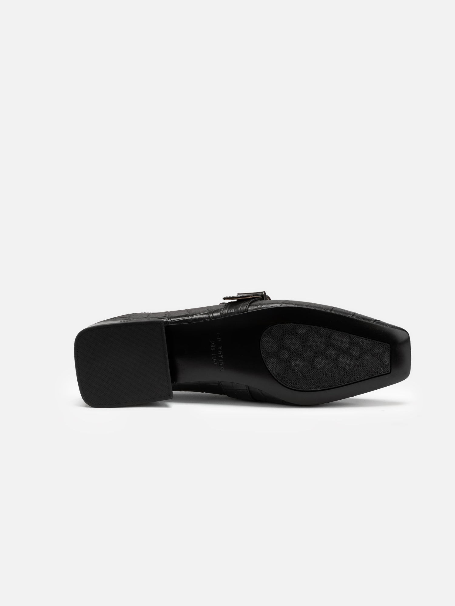 Low-heeled Muller Slippers | Black