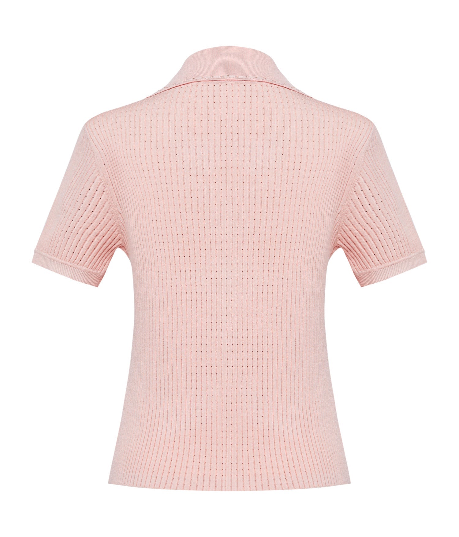 Silk Blend Knit Cardigan | Pink
