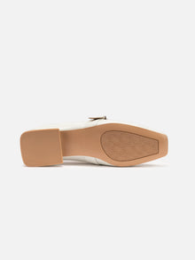 Low-heeled Muller Slippers | Grey