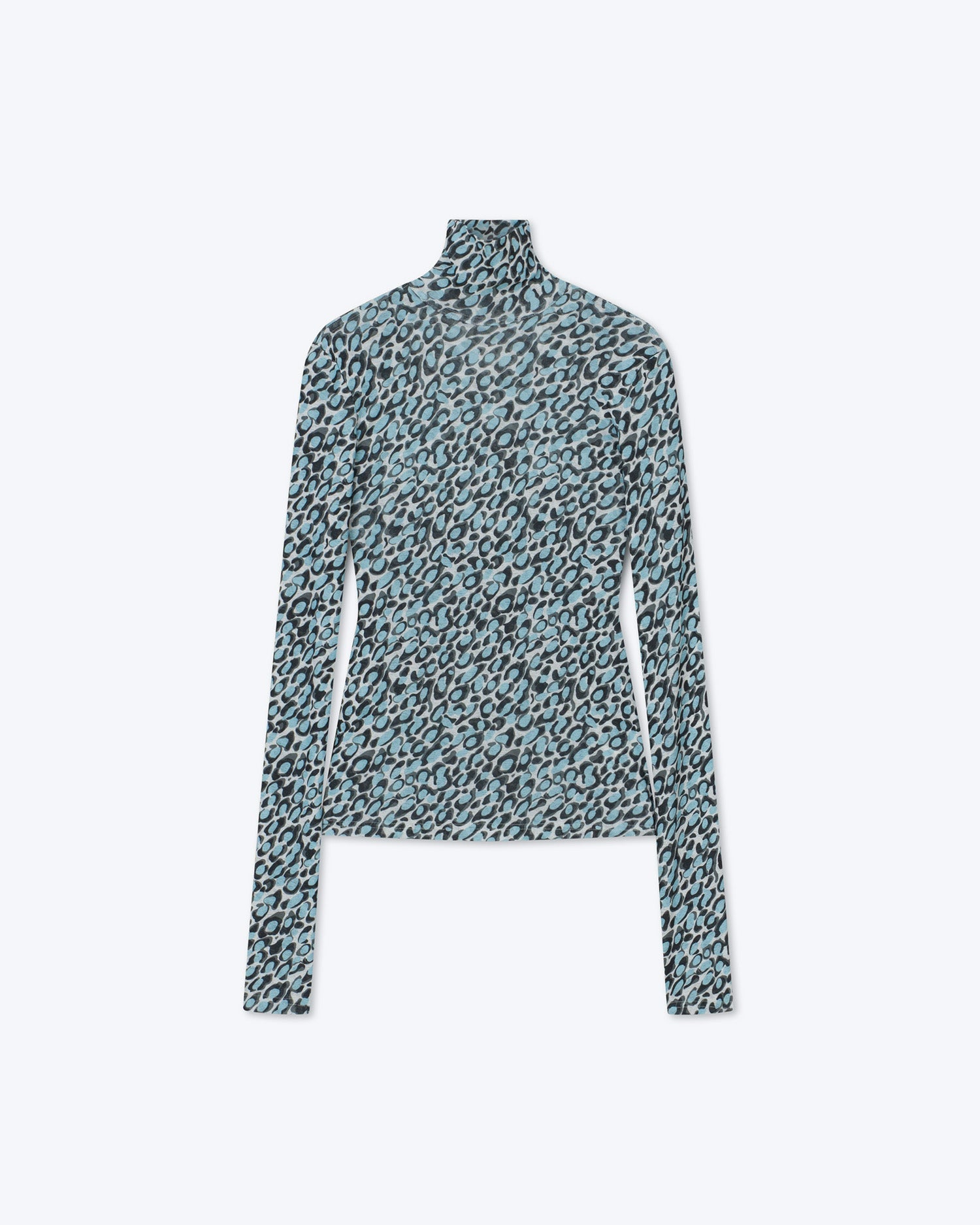 Josa Mesh Roll Neck | Ocelot Sky Blue