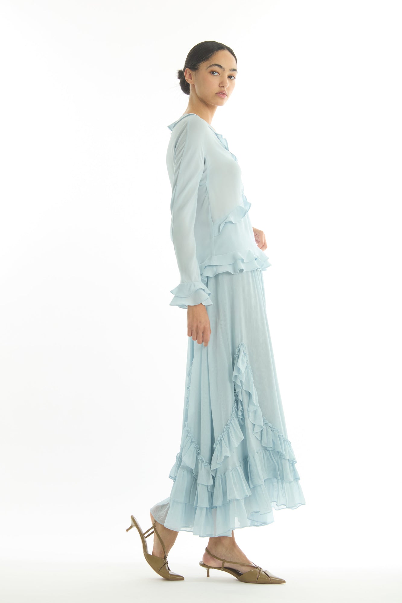 Sander Blouse | Powder Blue