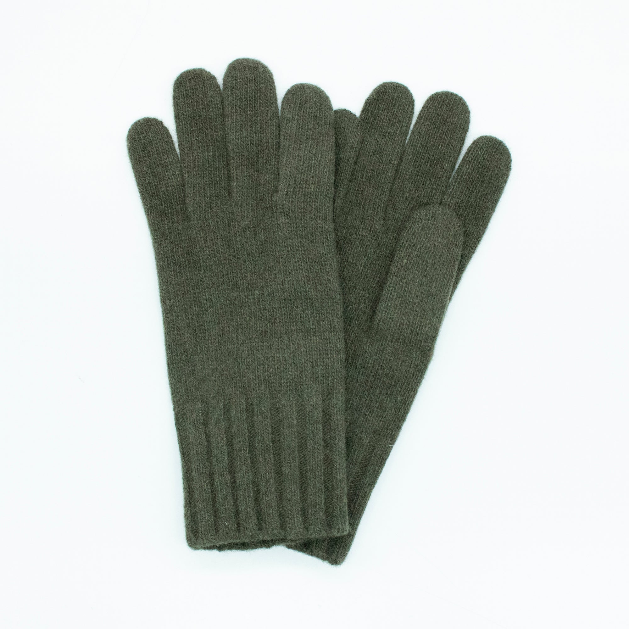 Womens | Cashmere Gloves | Moss