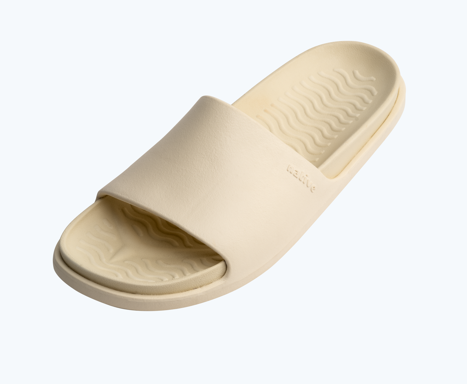Angled view of a Native Shoes Spencer Lx | Bone White/ Bone White Footwear