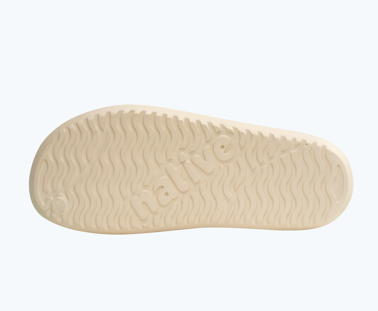 Bottom view of a Native Shoes Spencer Lx | Bone White/ Bone White Footwear