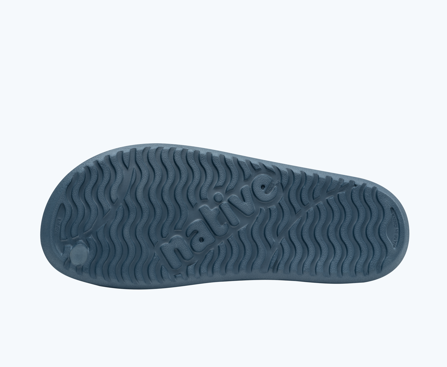 Bottom view of a Native Shoes Spencer Lx | Weather Grey/ Weather Grey Footwear