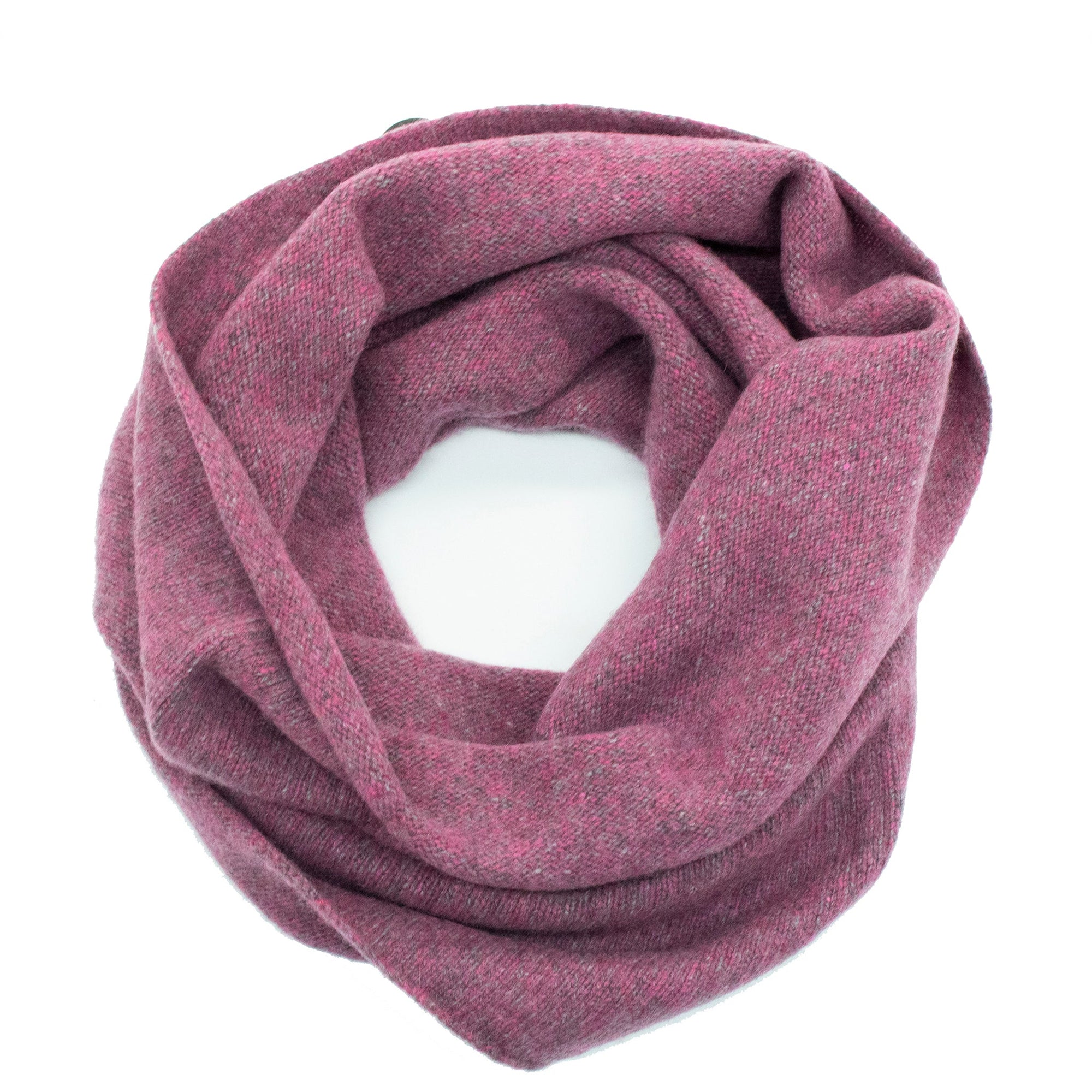 Cashmere Tweeded Neck Warmer | Pink