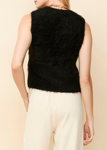 Womens | Carmella Alpaca Blend Sweater Vest | Noir