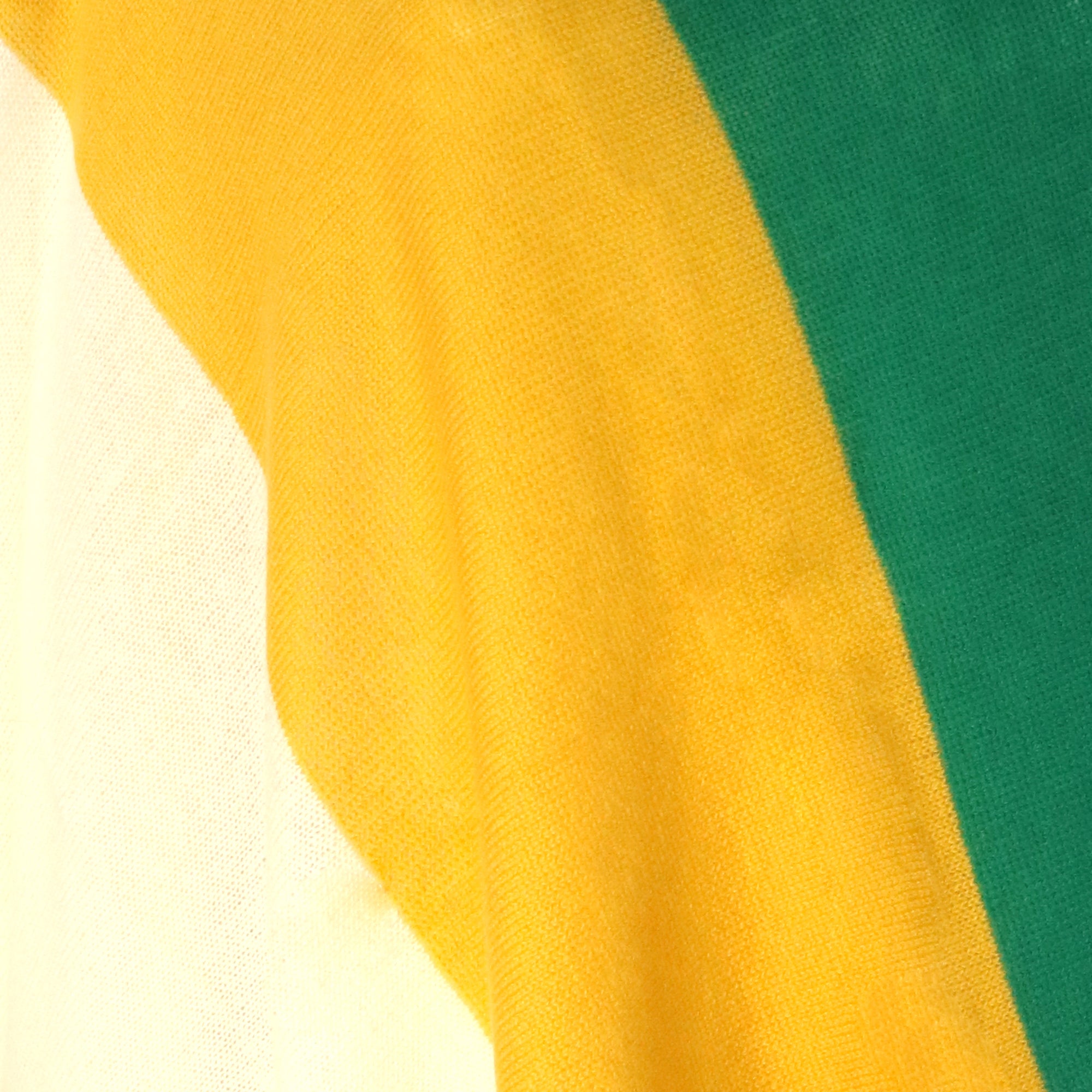 Womens | Cashmere Striped Poncho | Green/Yellow