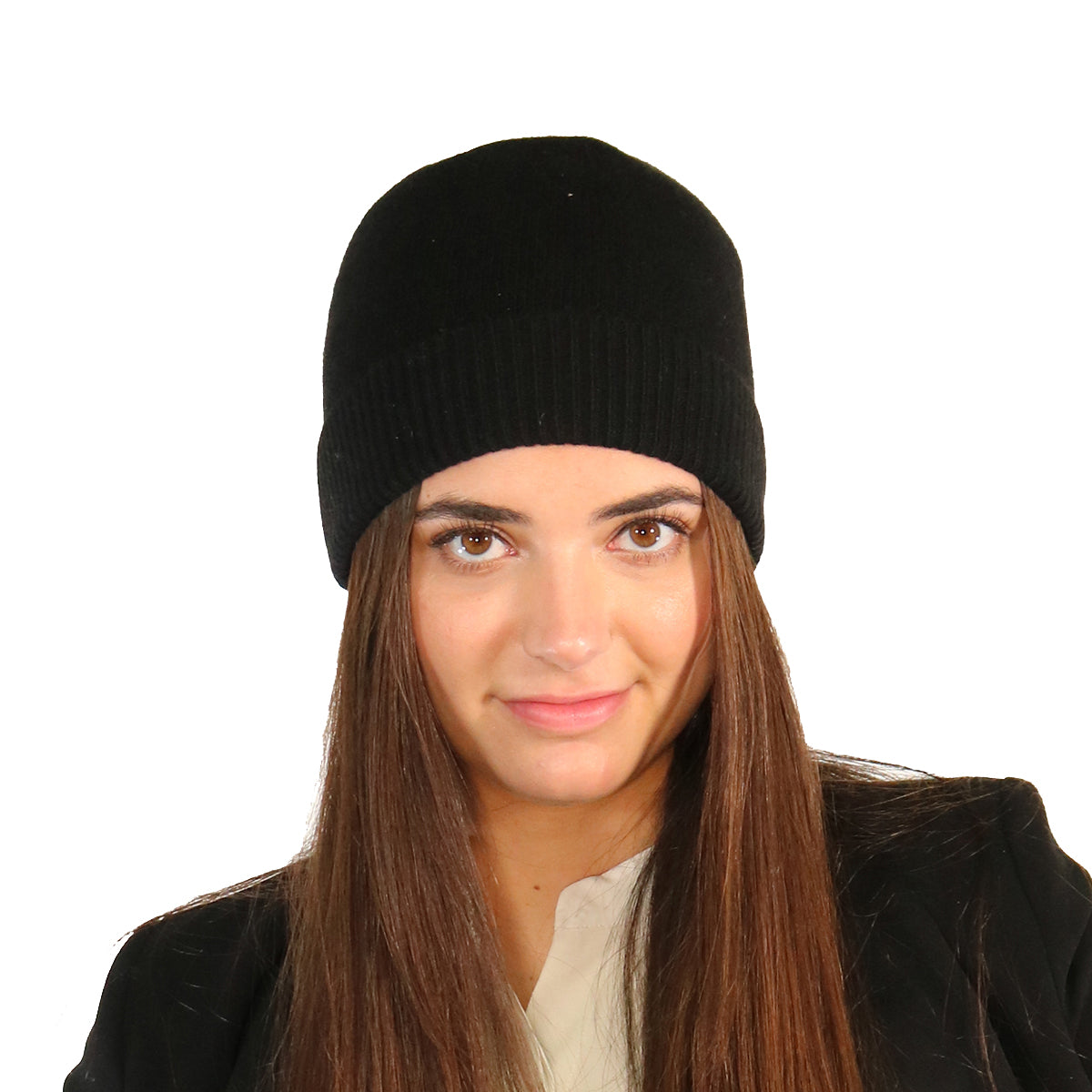 Unisex | Cashmere Beanie | Black