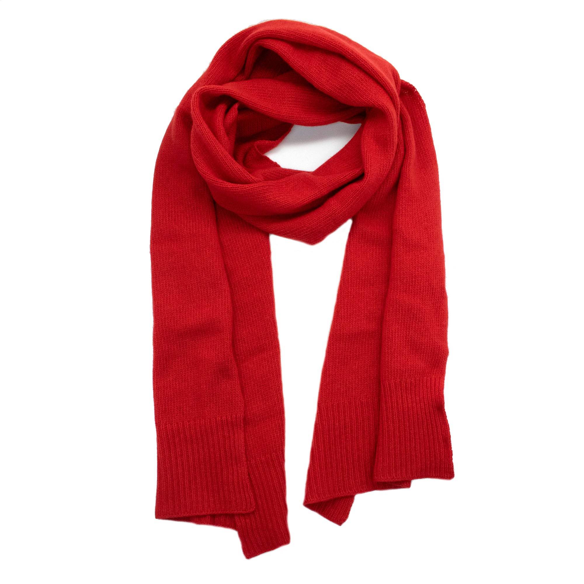 Unisex | Cashmere Scarf | Large | Fire Red