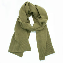 Unisex | Cashmere Scarf | Large | Martini Olive