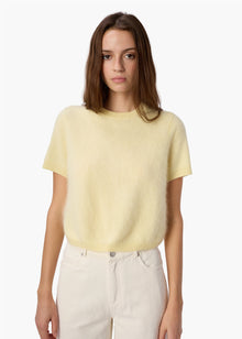 Eugeney Cashmere Top | Custard