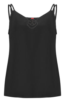 Mulberry Silk Camisole Vest | Black