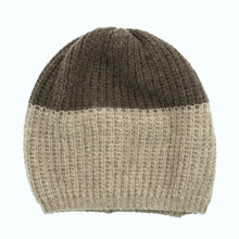 Kids | Cashmere Hat Colorblock | Light Brown/Brown