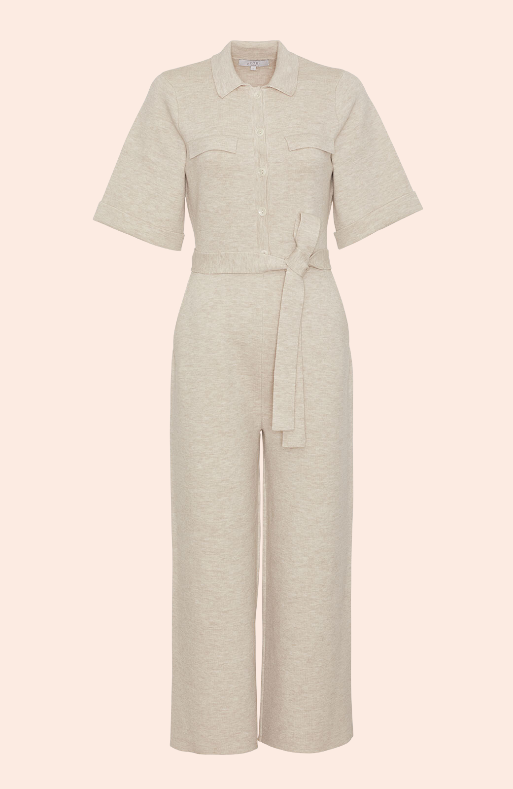 Knit Jumpsuit | Oat