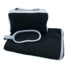 Unisex | Travel Set Color Block | Black/Malibu Blue