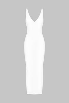 Naked Back Dress - La Femme Amazone | White
