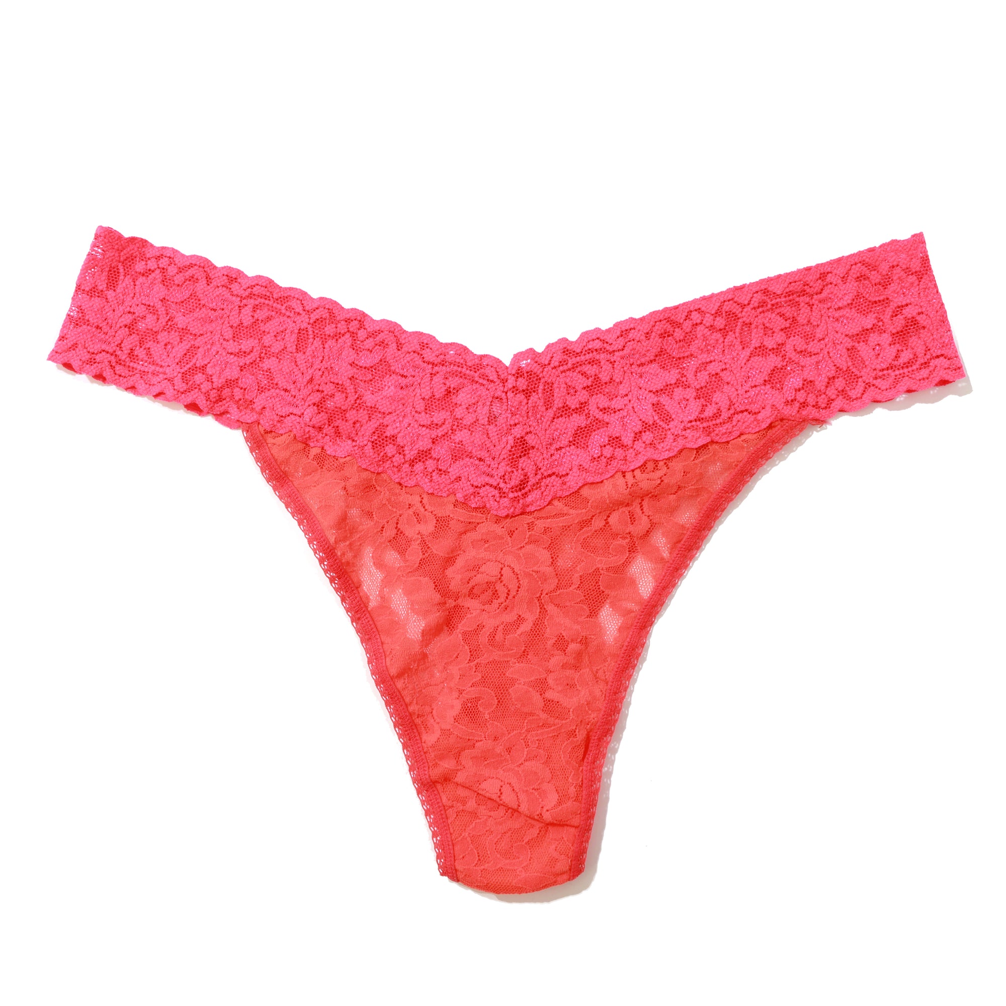 Signature Lace Original Rise Thong | Orsp/Crlg/Rwap