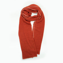 Womens | Wrap with Contrast Whipstitch | Cinnamon
