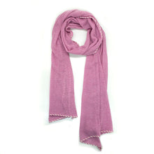 Womens | Wrap with Contrast Whipstitch | Rosebloom