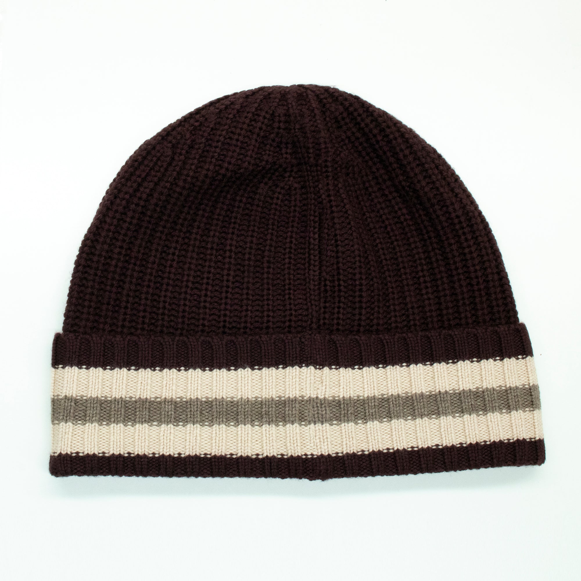 Unisex | Merino Striped Hat | Port