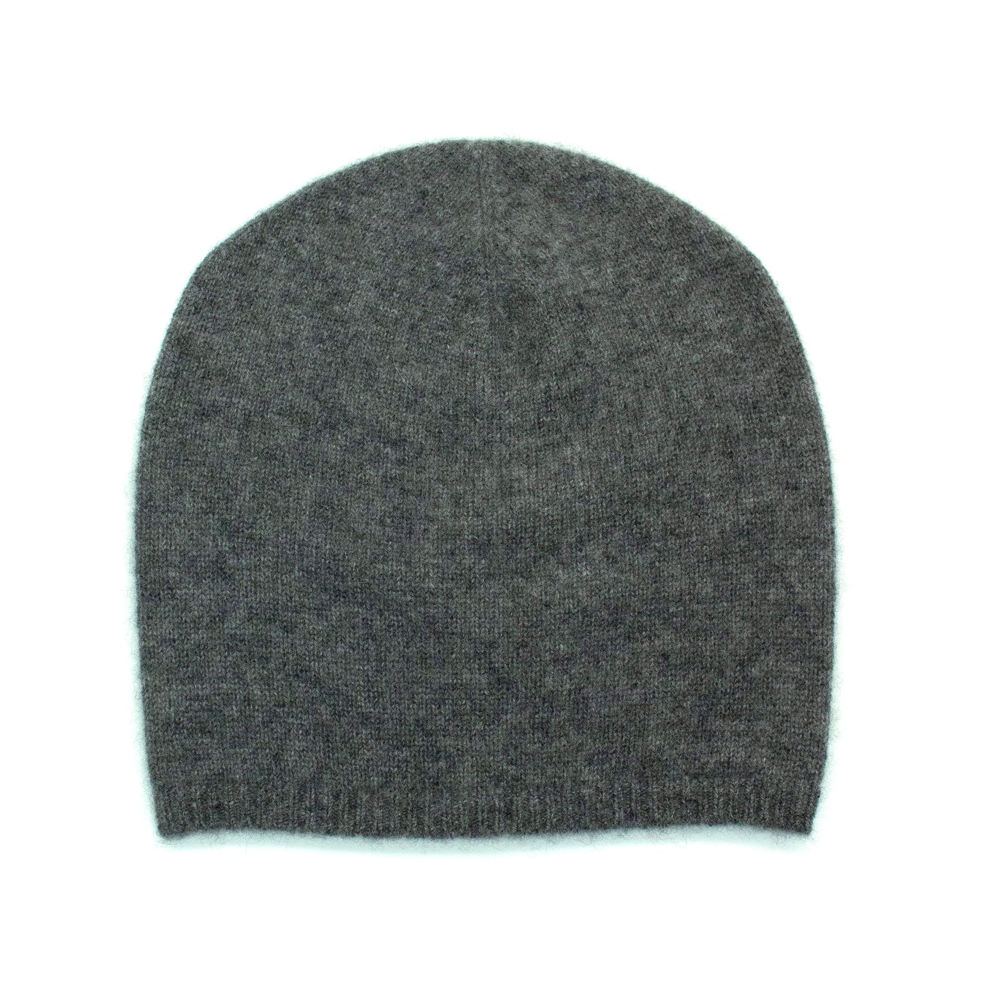 Womens | Brushed Cashmere Slouchy Hat | Pewter