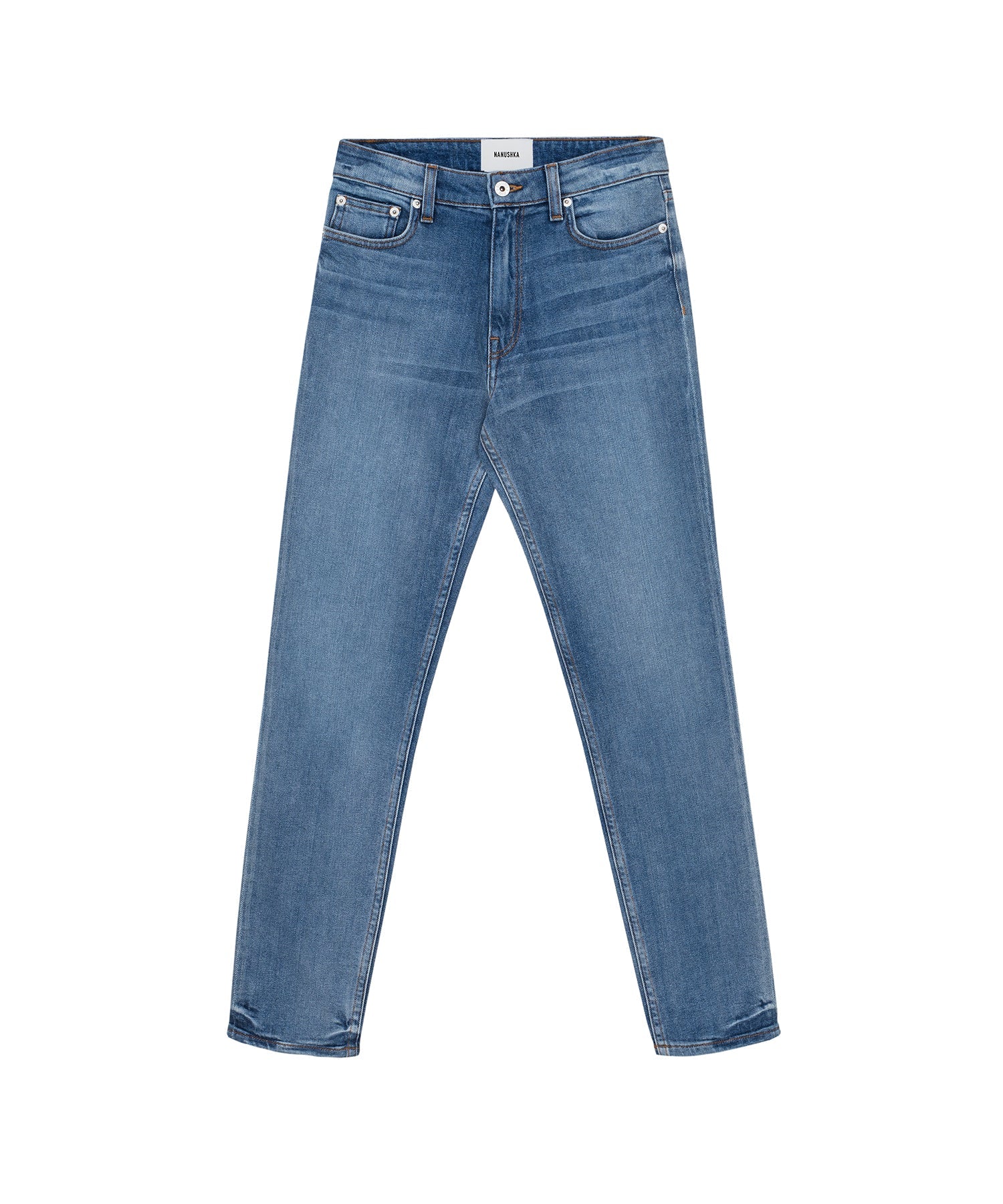 Ren Mid Rise Skinny Jeans | Blue Wash