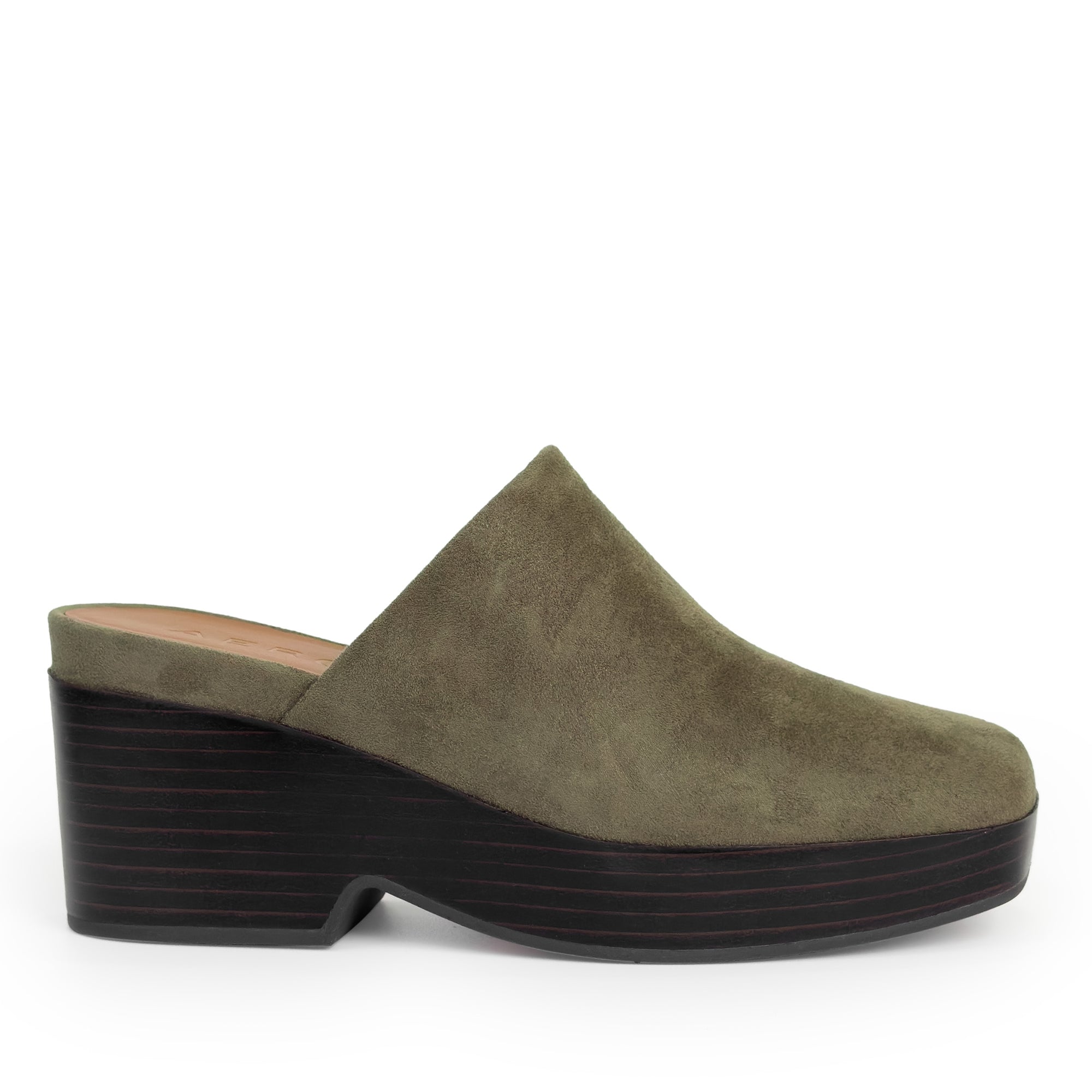 Chata | Dark Olive Faux Suede