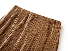 Pleated Skirt | Gold