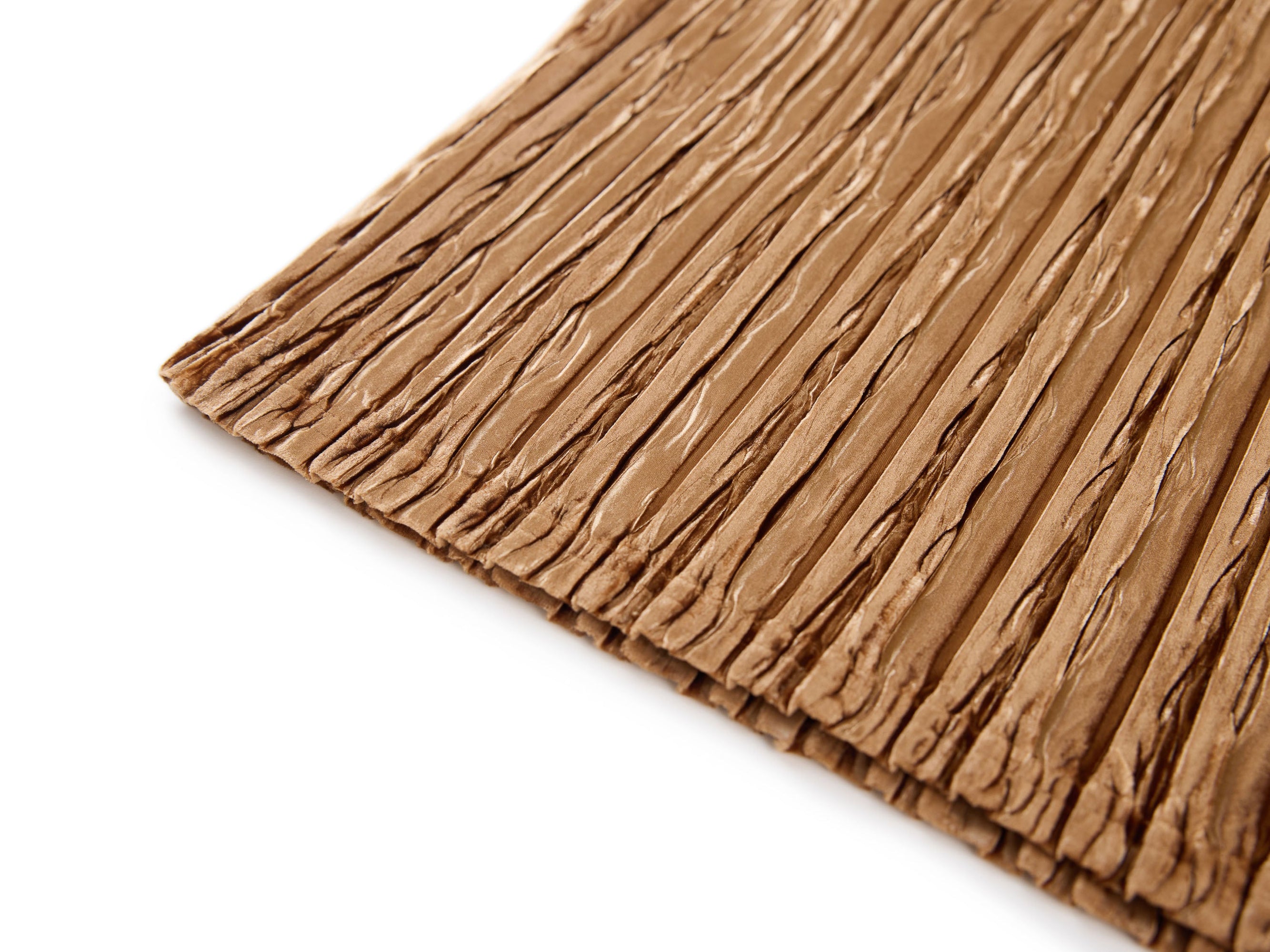 Pleated Skirt | Gold