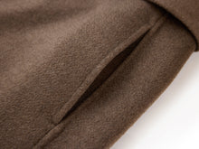 Thin-Strap Cashmere Coat | Brown