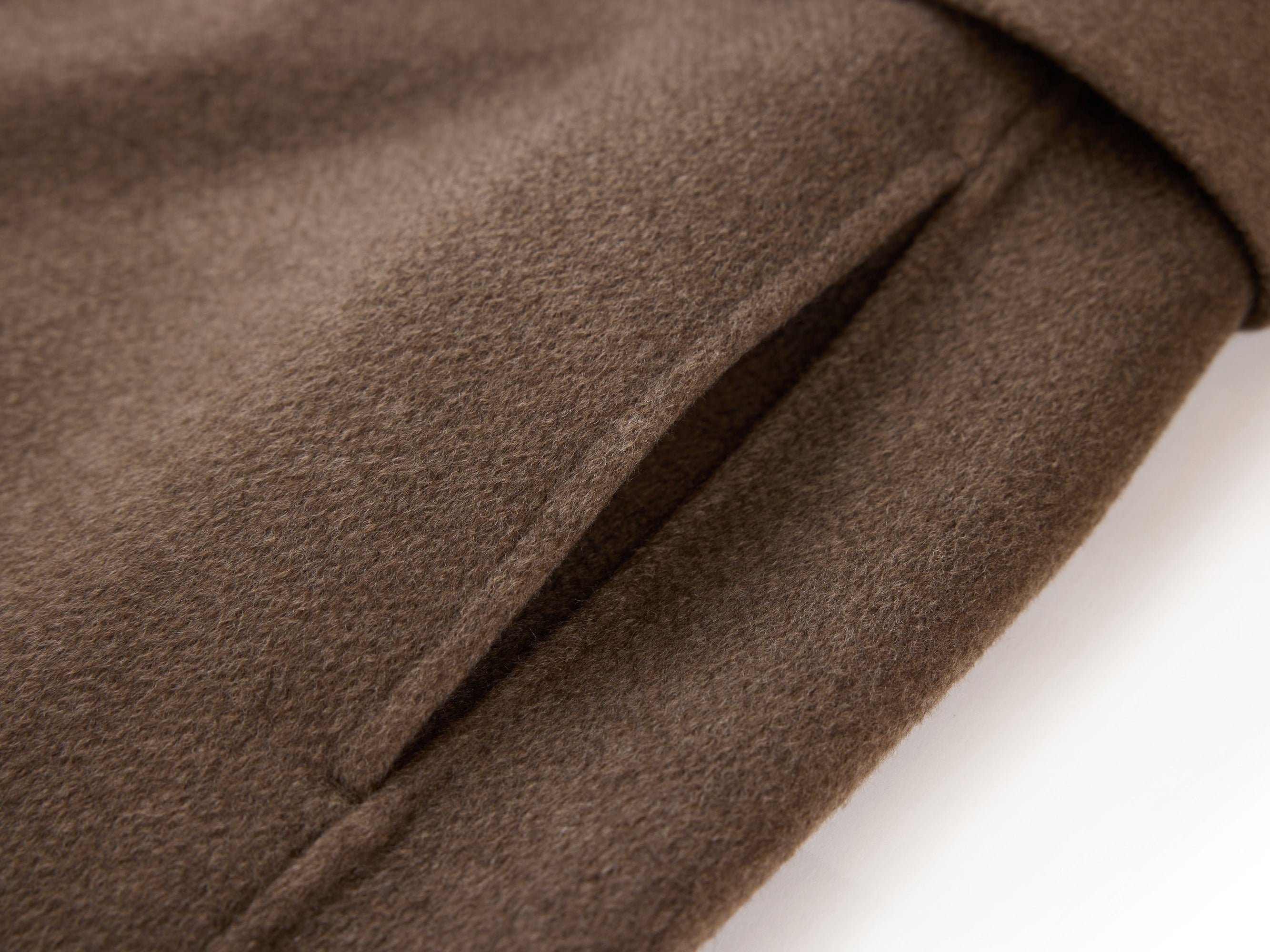 Thin-Strap Cashmere Coat | Brown