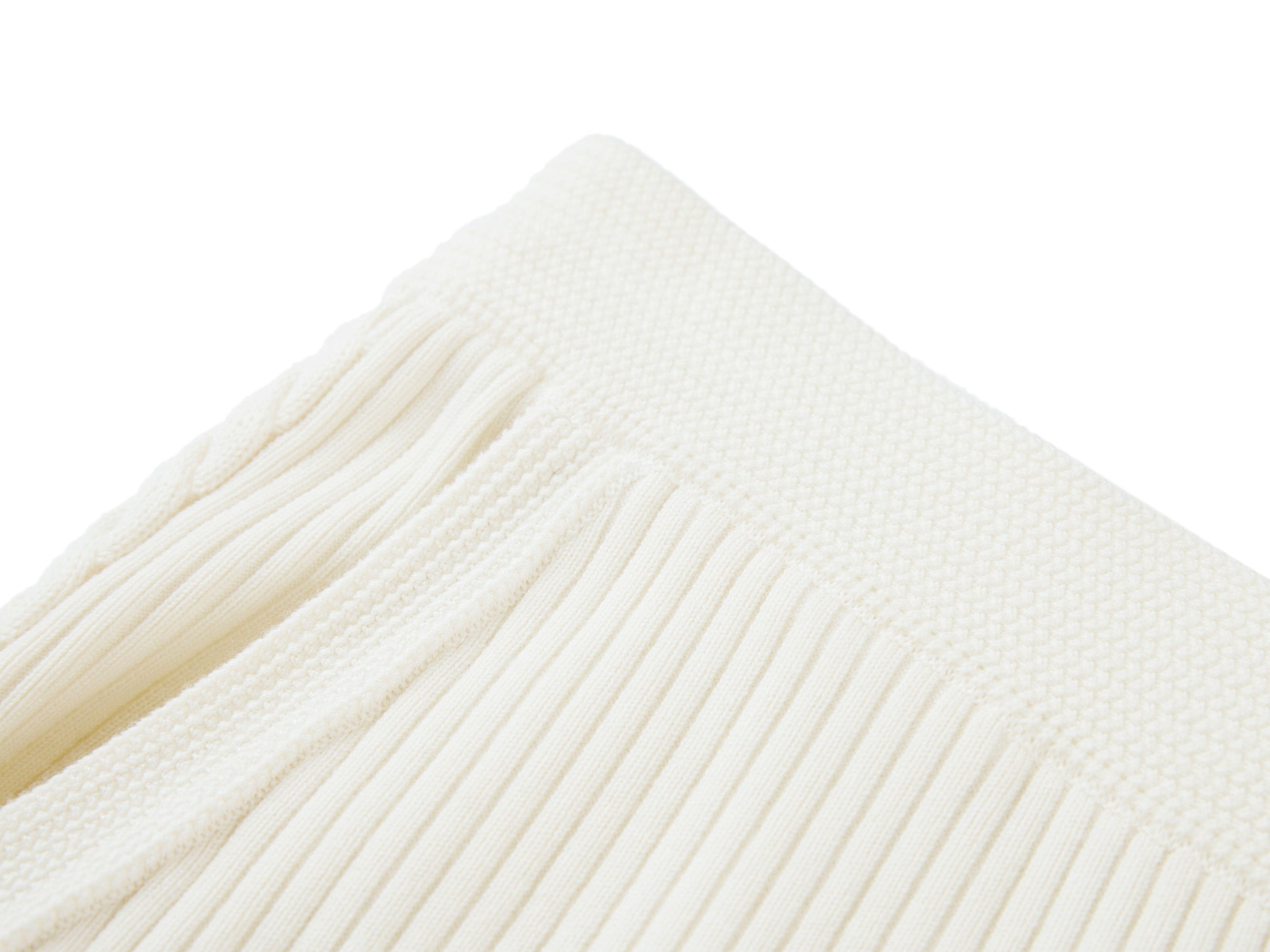 Pleated Pants | White