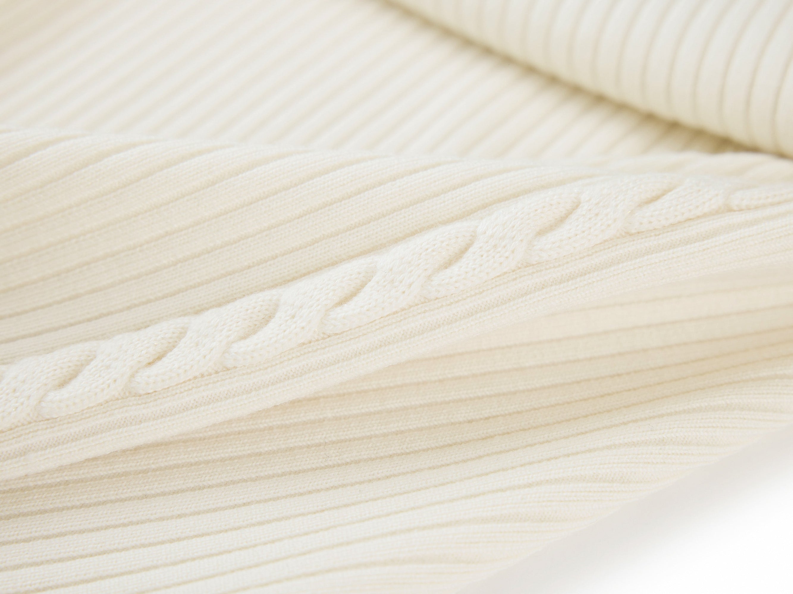 Pleated Pants | White