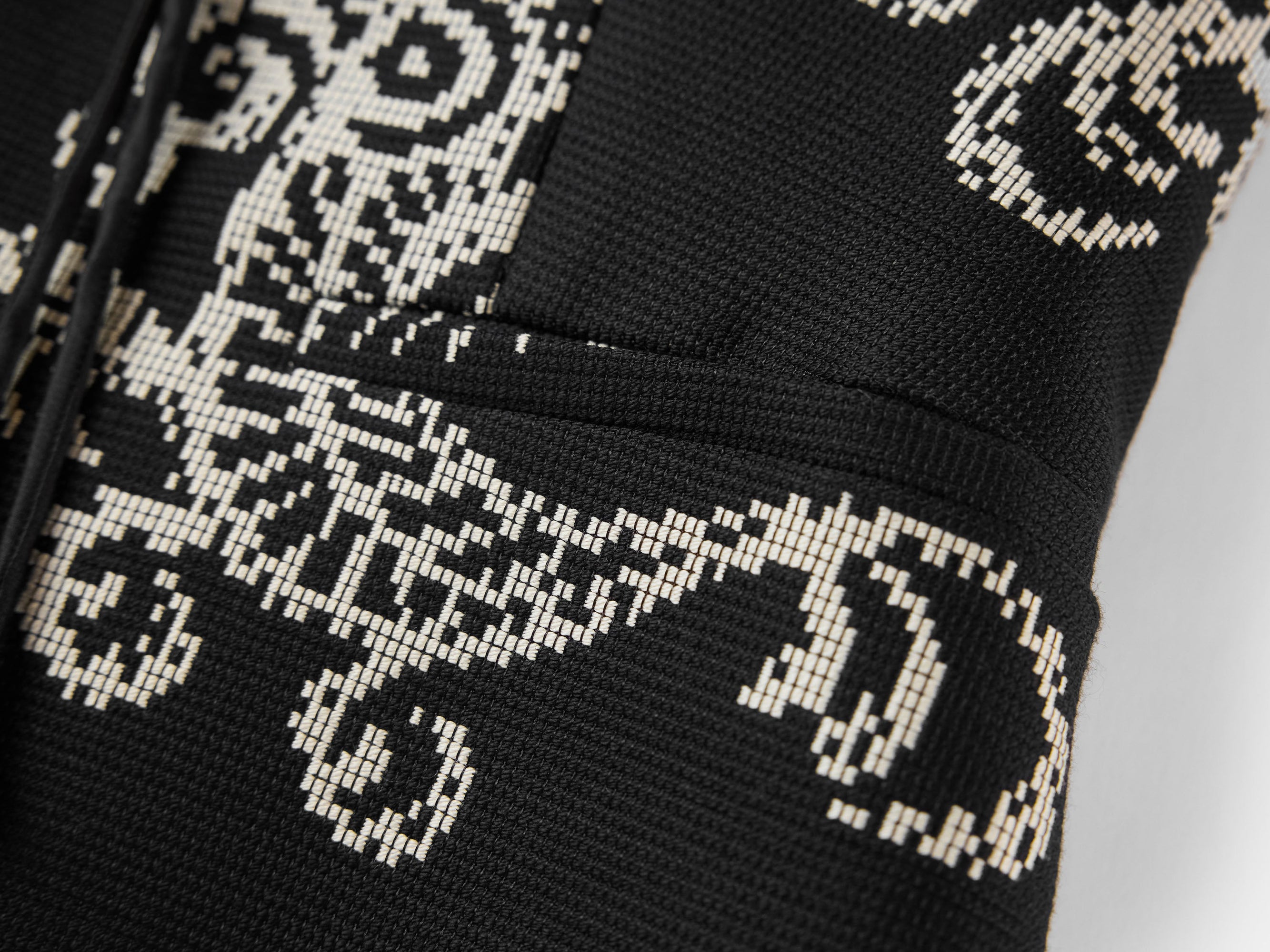 Patterned Vest | Black