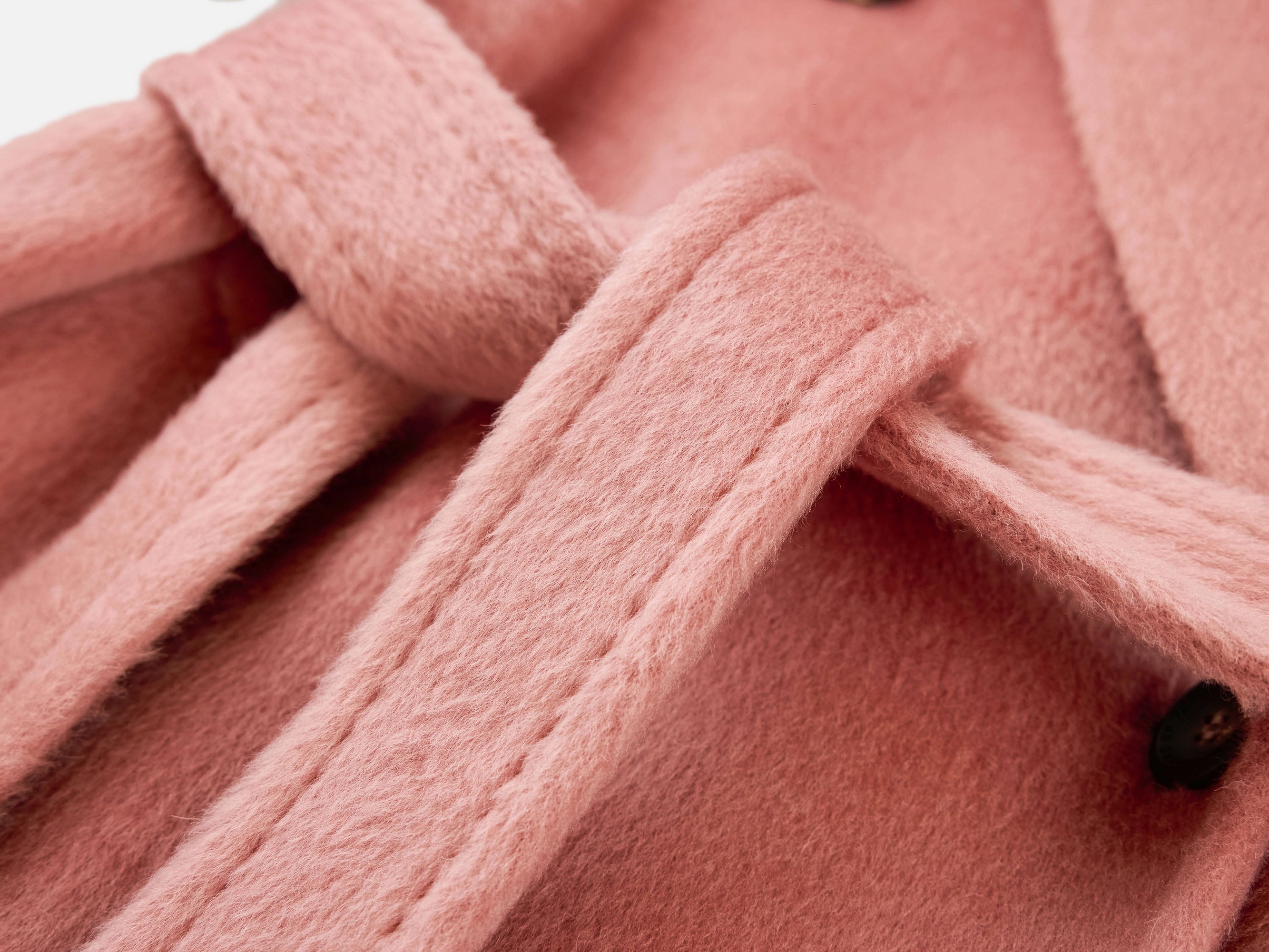 Wool Coat | Pink