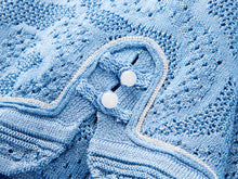 Lace Knit Top | Blue