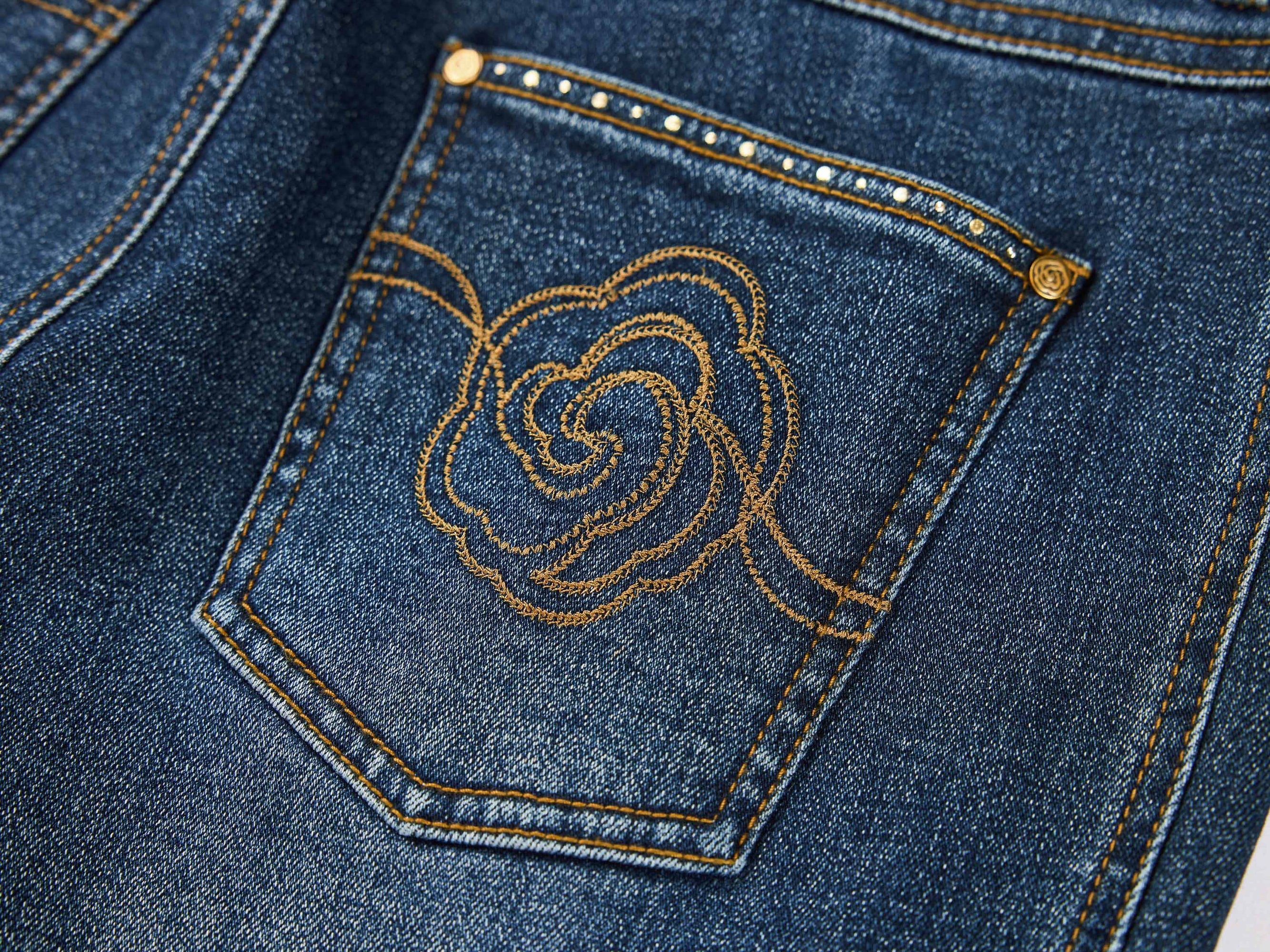 High-Waisted Straight-Leg Jeans | Blue